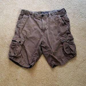Brown American Eagle Cargo Shorts